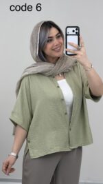 شومیز مدل تیرا کد 09580 B-8 - Image 4