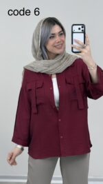 شومیز مدل اسرا کد 09578 A-22