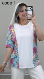 تیشرت وارداتی مدل مارال کد 09575 A-8