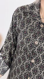 مانتو بلند مدل میناکد 09583 A-7 - Image 8
