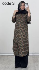 مانتو بلند مدل میناکد 09583 A-7 - Image 6