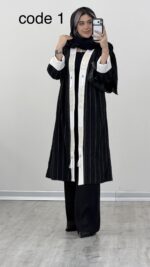 مانتو بلند مدل آتوسا کد 09584 A-17 - Image 6