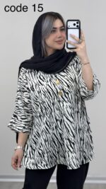 تونیک مدل تهمینه کد 09585 A-13 - Image 27