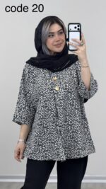 تونیک مدل تهمینه کد 09585 A-13 - Image 23