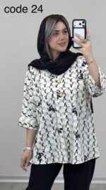 تونیک مدل تهمینه کد 09585 A-13 - Image 24