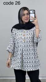 تونیک مدل تهمینه کد 09585 A-13 - Image 16
