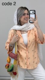 شومیز Miu Miu مدل ستیا کد 09436 A-12 - Image 5