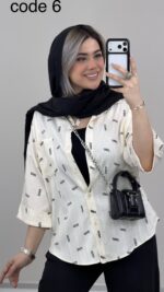 شومیز Miu Miu مدل ستیا کد 09436 A-12 - Image 4