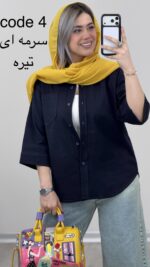 شومیز لینن مدل شایلی کد 09593 A-2 - Image 2
