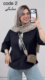 شومیز لینن مدل شایلی کد 09593 A-2 - Image 4