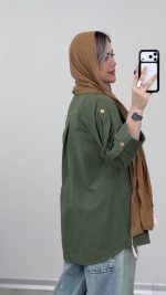 کت لینن مدل یلدا کد 09600 B-5 - Image 8