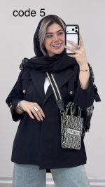 کت لینن مدل یلدا کد 09600 B-5 - Image 4