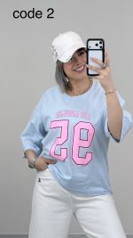 تیشرت باکسی مدل 95 کد 09608 B-8 - Image 6