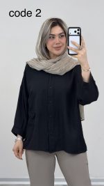 شومیز مدل افسون کد 09613 A-14 - Image 4