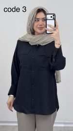 شومیز مدل آنیلا کد 09614 A-7 - Image 3