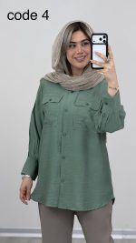 شومیز مدل آنیلا کد 09614 A-7 - Image 4