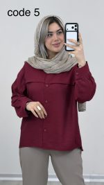 شومیز مدل آیگل کد 09615 A-11