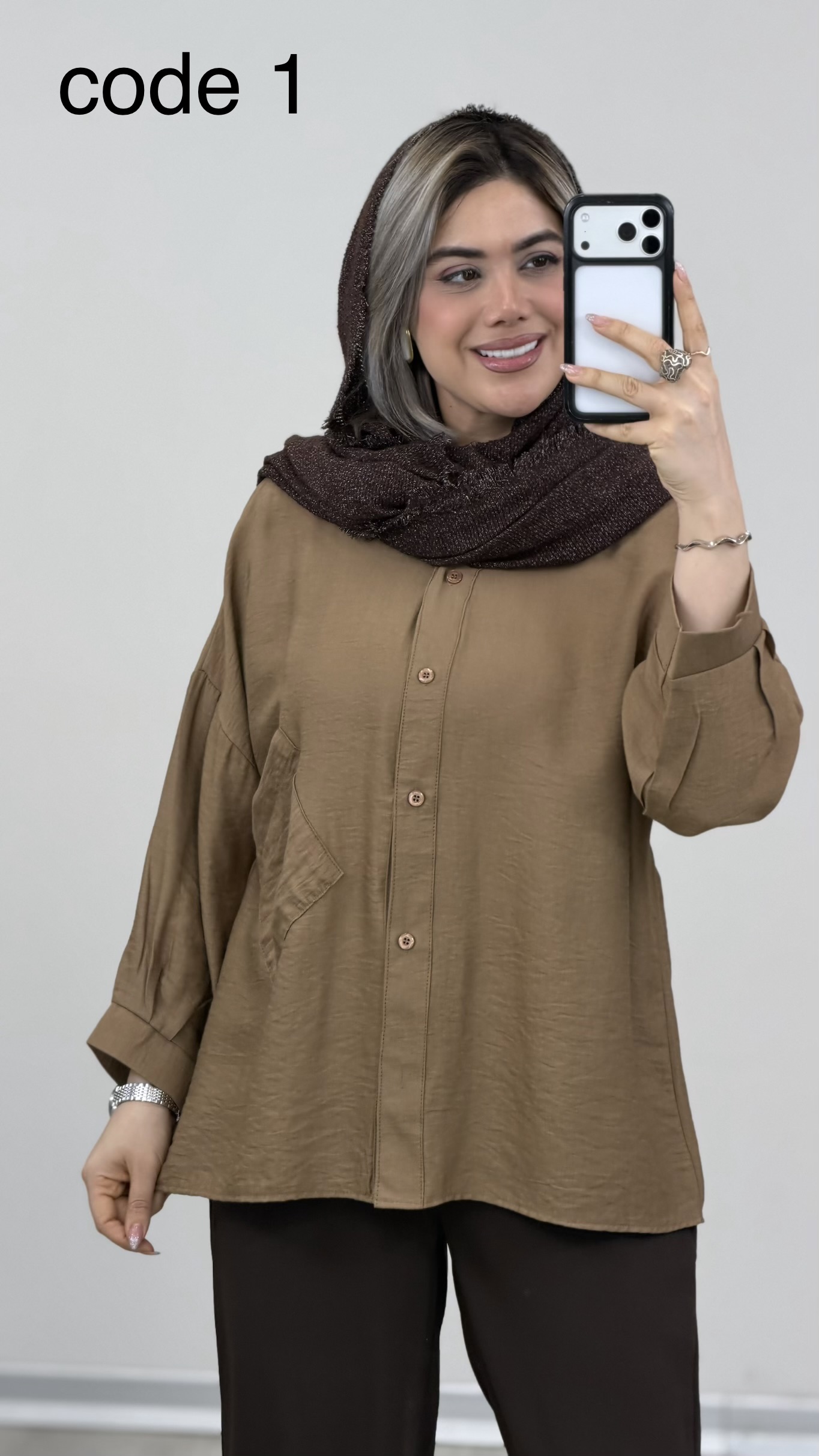 IMG_4752 شومیز مدل افسون کد 09613 A-14 - Image 1