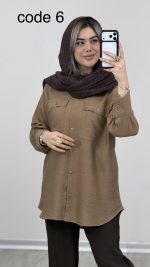 شومیز مدل آنیلا کد 09614 A-7 - Image 7