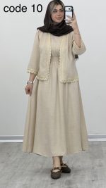 کت و سارافون مدل بهدخت کد 09618 A-17
