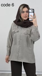 شومیز مدل یارناز کد 09625 B-14 - Image 7