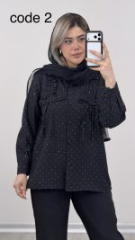 شومیز مدل یارناز کد 09625 B-14 - Image 8