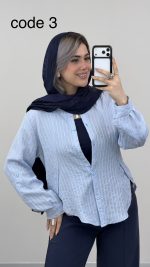 شومیز مدل پریزاد کد09630 A-1 - Image 6