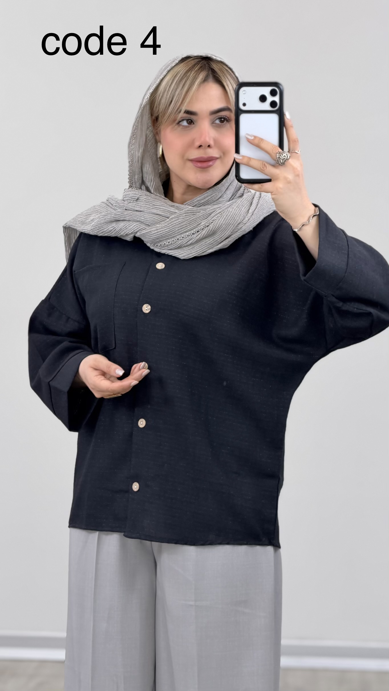 IMG_9935 شومیز (ویژه محرم) کد 09509 - Image 1
