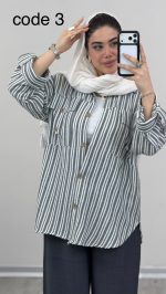 شومیز مدل شانا کد 09657 A-11 - Image 7