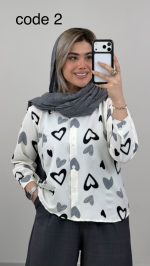 شومیز مدل جولیا‌ کد 09664 A_13 - Image 4