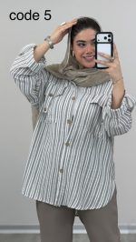 شومیز مدل شانا کد 09657 A-11 - Image 5