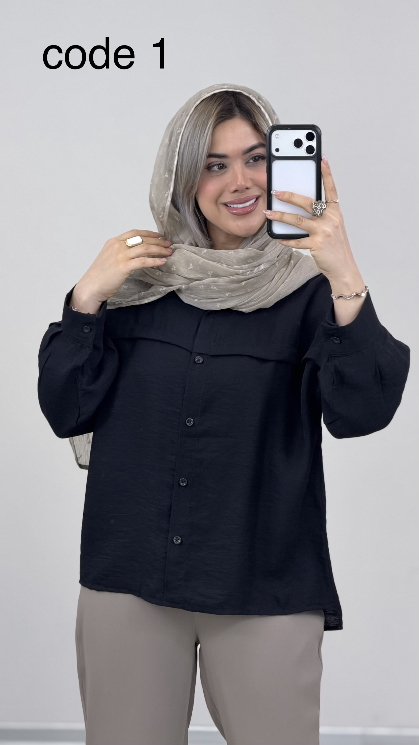 IMG_4748 شومیز (ویژه محرم) کد 09681 - Image 1