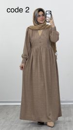 پیراهن مدل ماهدخت کد 09480 A-9