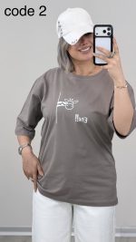 تیشرت زرافه کد 09631