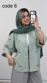 شومیز مدل آدلی کد 09668 A-7 - Image 4