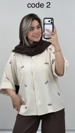شومیز مدل آدلی کد 09668 A-7 - Image 3