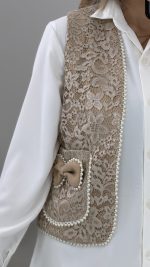 جلیقه + شومیز + شلوار مدل نیلان کد 09673 B-14 - Image 5