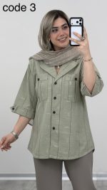 شومیز مدل ماهتیسا کد 09649 A-12 - Image 3