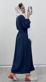مانتو بلند مدل بهارا کد 09677 A-12 - Image 4