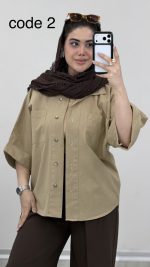 شومیز مدل هاوین کد 09678 A-16 - Image 4
