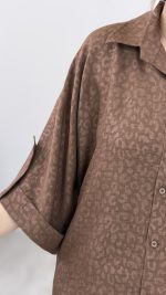 شومیز پلنگی مدل تکتم کد 09439 - Image 3