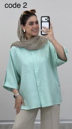 شومیز پلنگی مدل تکتم کد 09439 - Image 4