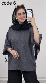 شومیز پلنگی مدل تکتم کد 09439 - Image 8