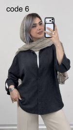 شومیز سیلک مدل رومیسا کد 09686 B-15 - Image 5