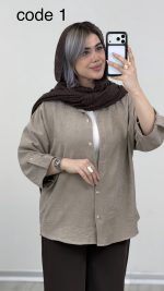 شومیز سیلک مدل رومیسا کد 09686 B-15 - Image 4