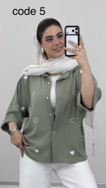 شومیز قلبی کد 09690 A-4 - Image 6