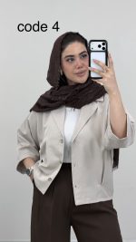 شومیز سیلک مدل ژالین کد 09646 - Image 4