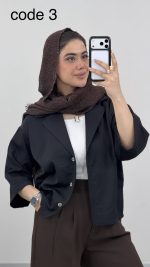 شومیز سیلک مدل ژالین کد 09646 - Image 2