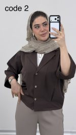 شومیز سیلک مدل ژالین کد 09646 - Image 7