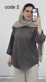 شومیز سیلک مدل ویستا کد  09685 B-14 - Image 6